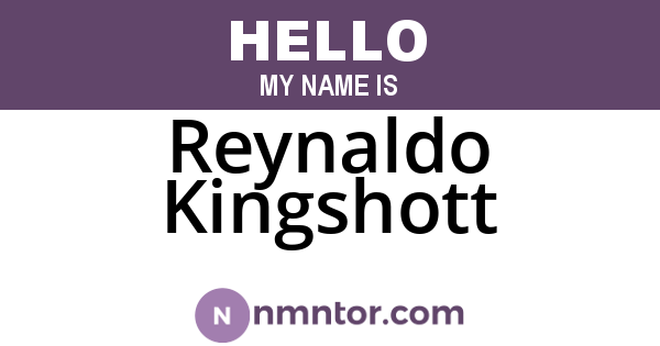 Reynaldo Kingshott
