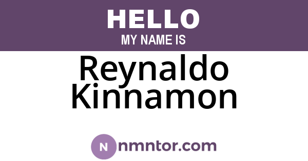 Reynaldo Kinnamon