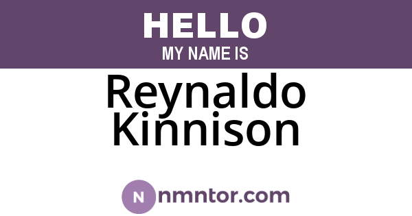Reynaldo Kinnison