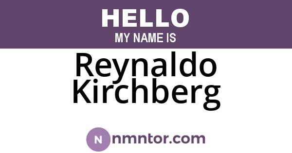 Reynaldo Kirchberg