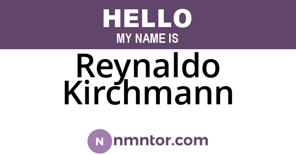 Reynaldo Kirchmann