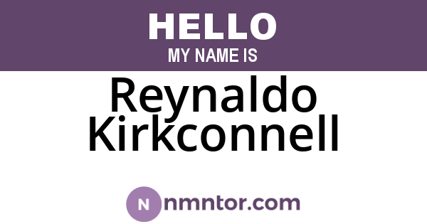 Reynaldo Kirkconnell