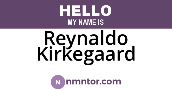 Reynaldo Kirkegaard