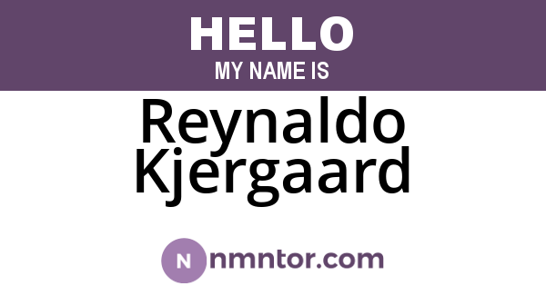 Reynaldo Kjergaard