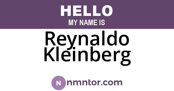 Reynaldo Kleinberg