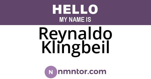 Reynaldo Klingbeil