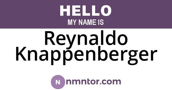 Reynaldo Knappenberger