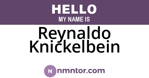 Reynaldo Knickelbein