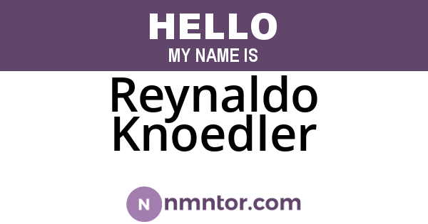 Reynaldo Knoedler