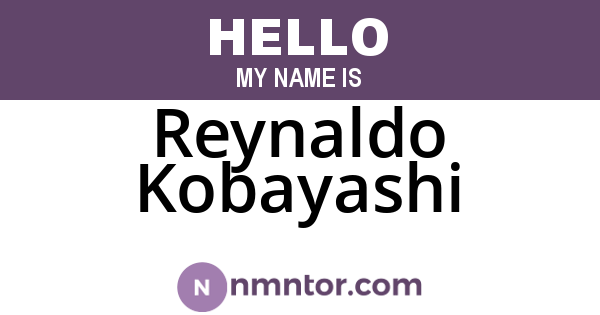 Reynaldo Kobayashi