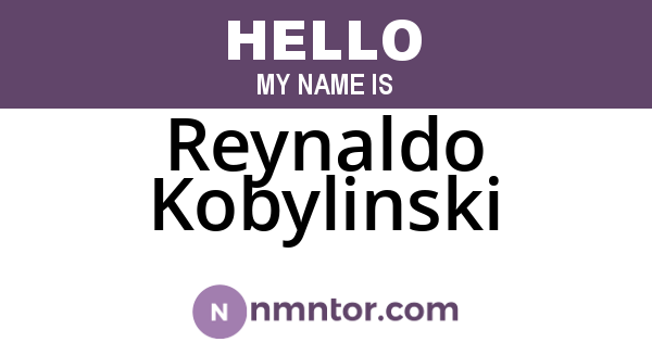 Reynaldo Kobylinski