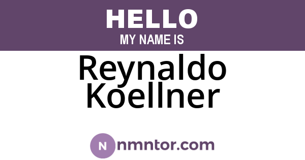Reynaldo Koellner