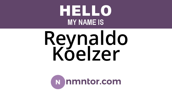 Reynaldo Koelzer