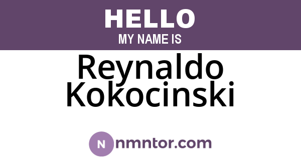 Reynaldo Kokocinski