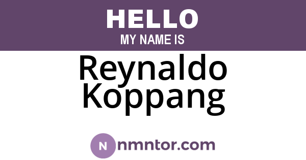 Reynaldo Koppang