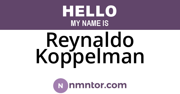 Reynaldo Koppelman