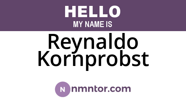 Reynaldo Kornprobst