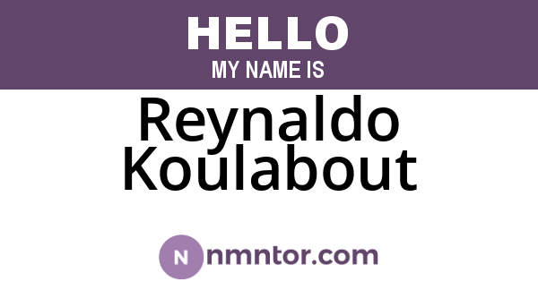 Reynaldo Koulabout