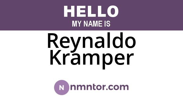 Reynaldo Kramper