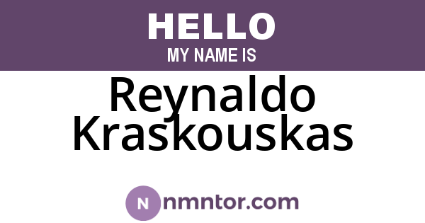 Reynaldo Kraskouskas