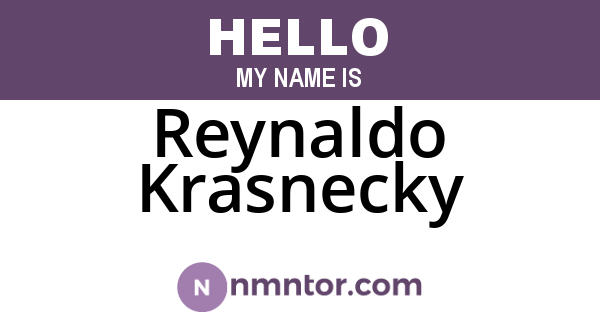 Reynaldo Krasnecky