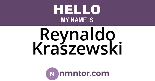 Reynaldo Kraszewski