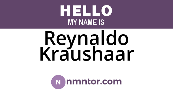 Reynaldo Kraushaar