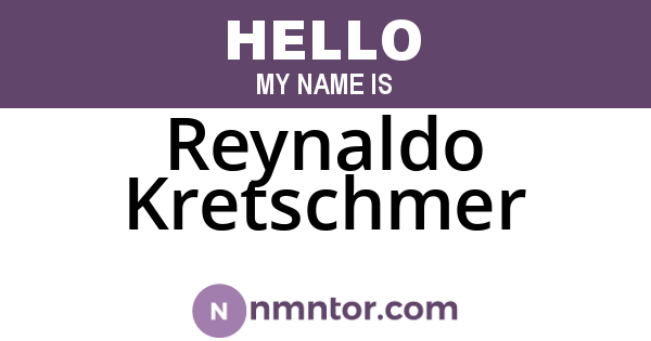 Reynaldo Kretschmer