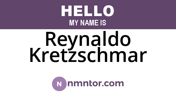 Reynaldo Kretzschmar