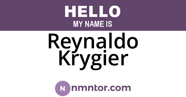 Reynaldo Krygier