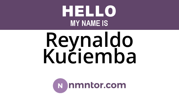 Reynaldo Kuciemba