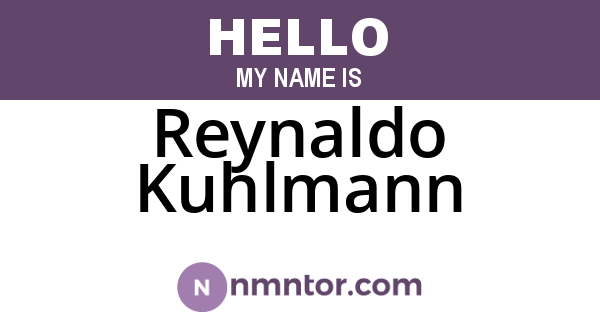 Reynaldo Kuhlmann