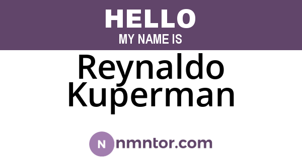 Reynaldo Kuperman