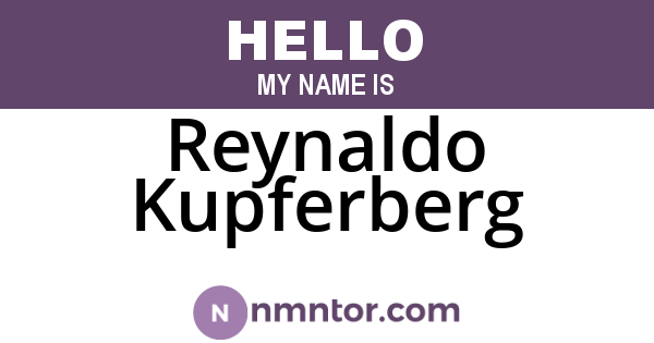 Reynaldo Kupferberg
