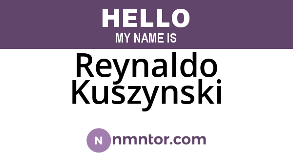 Reynaldo Kuszynski