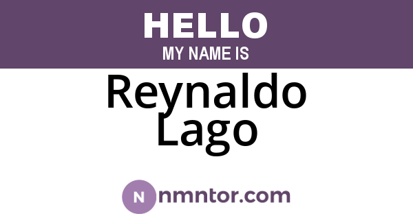 Reynaldo Lago