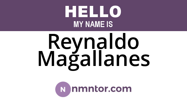 Reynaldo Magallanes