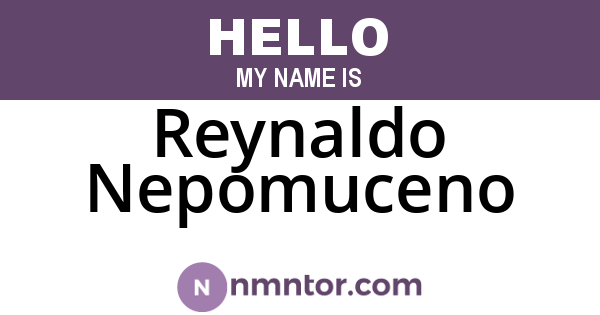 Reynaldo Nepomuceno