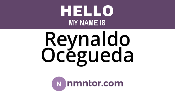 Reynaldo Ocegueda