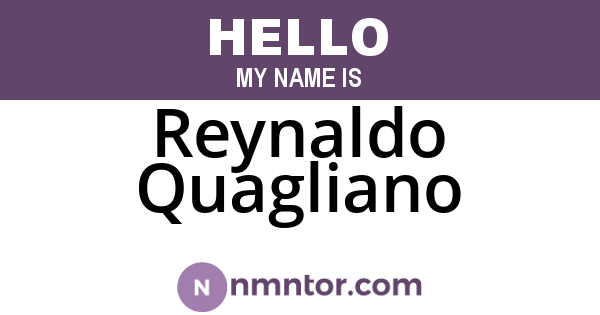 Reynaldo Quagliano