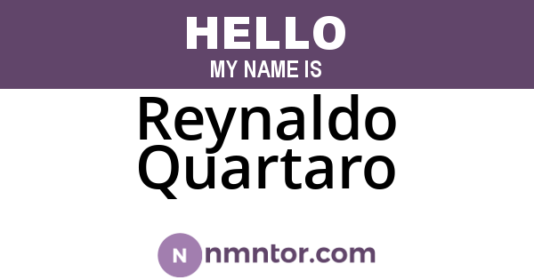 Reynaldo Quartaro