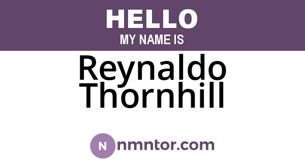 Reynaldo Thornhill