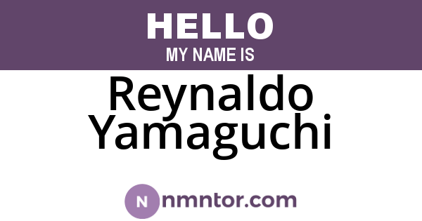 Reynaldo Yamaguchi
