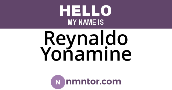 Reynaldo Yonamine
