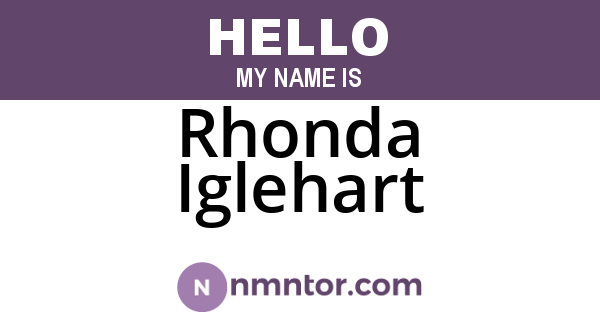 Rhonda Iglehart