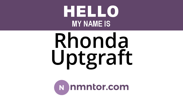 Rhonda Uptgraft