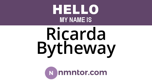 Ricarda Bytheway
