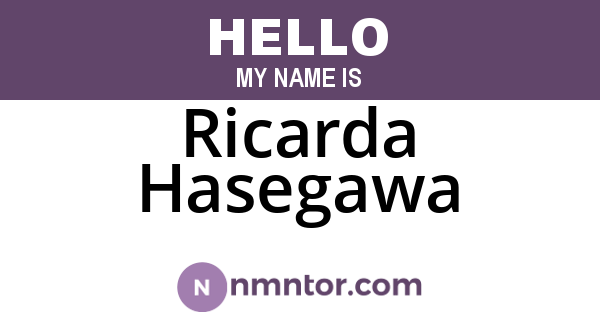 Ricarda Hasegawa