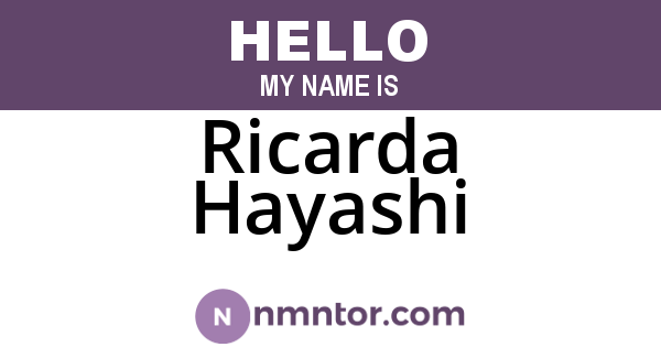 Ricarda Hayashi