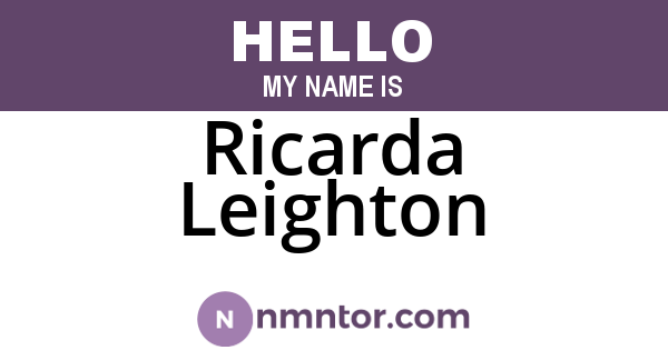 Ricarda Leighton